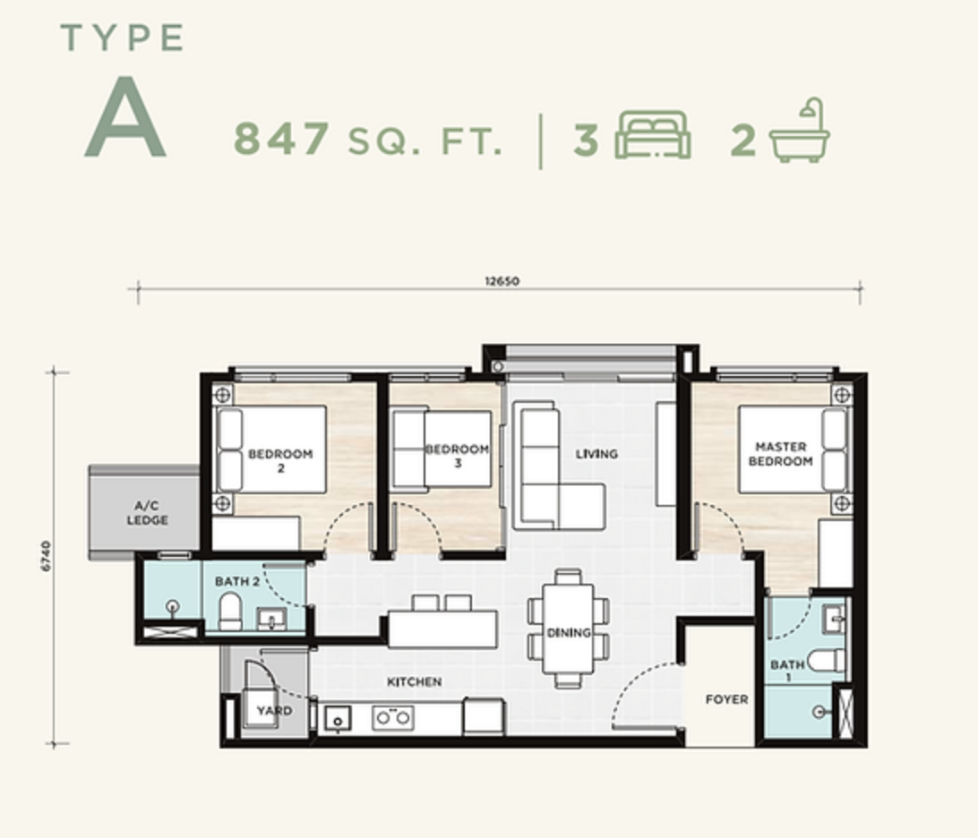 Dwitara Residences, Condominium