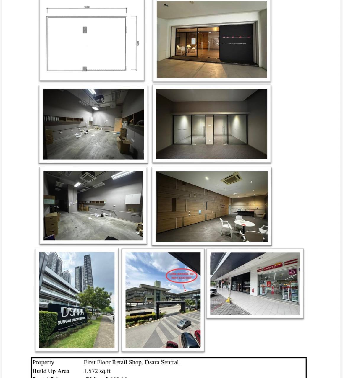 D'sara Sentral Commercial, Shop