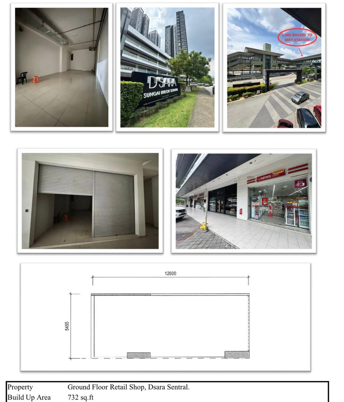 D'sara Sentral Commercial, Shop
