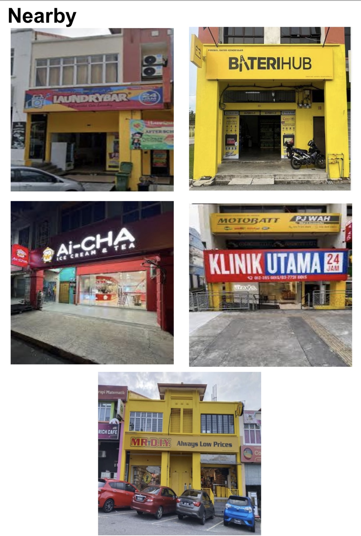Taman Tropika Kajang, Shop